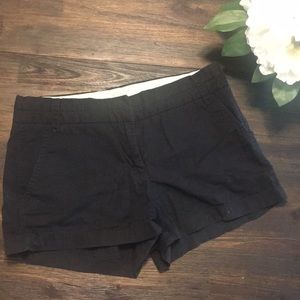 J. Crew Black Chino Shorts